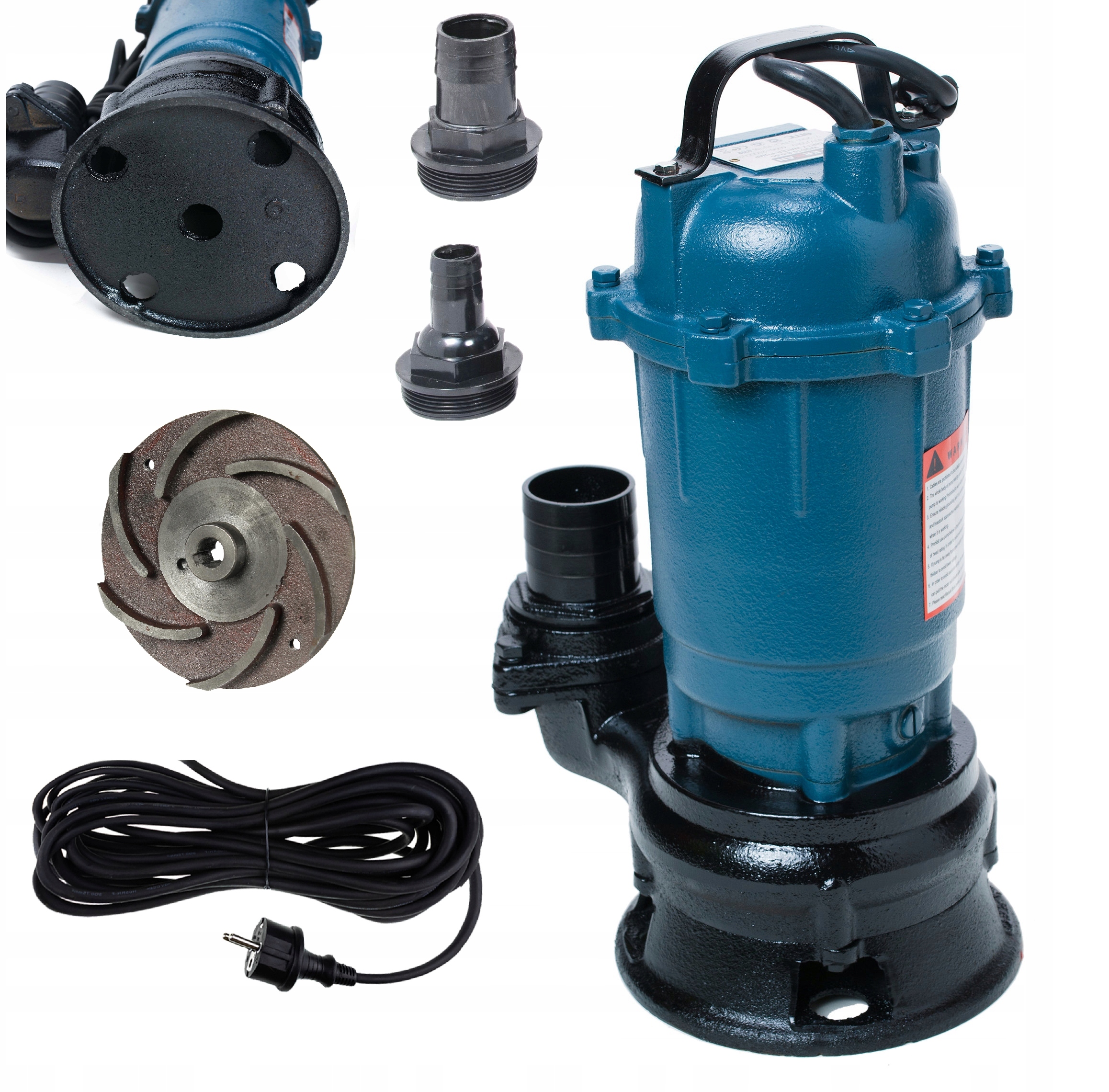 POMPA DO WYPOMPOWYWANIA WODY Z PIWNICY SZAMBA 550W