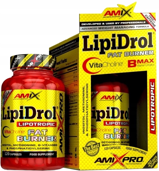 MIX Lipidrol Fat Burner 120 Kapslí Spalovač Tuků