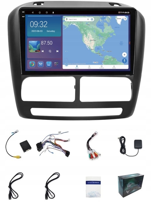 Rádio Navigácia Gps Android Fiat Doblo 2010-2015 Usb Wifi Carplay Bt 64 Gb