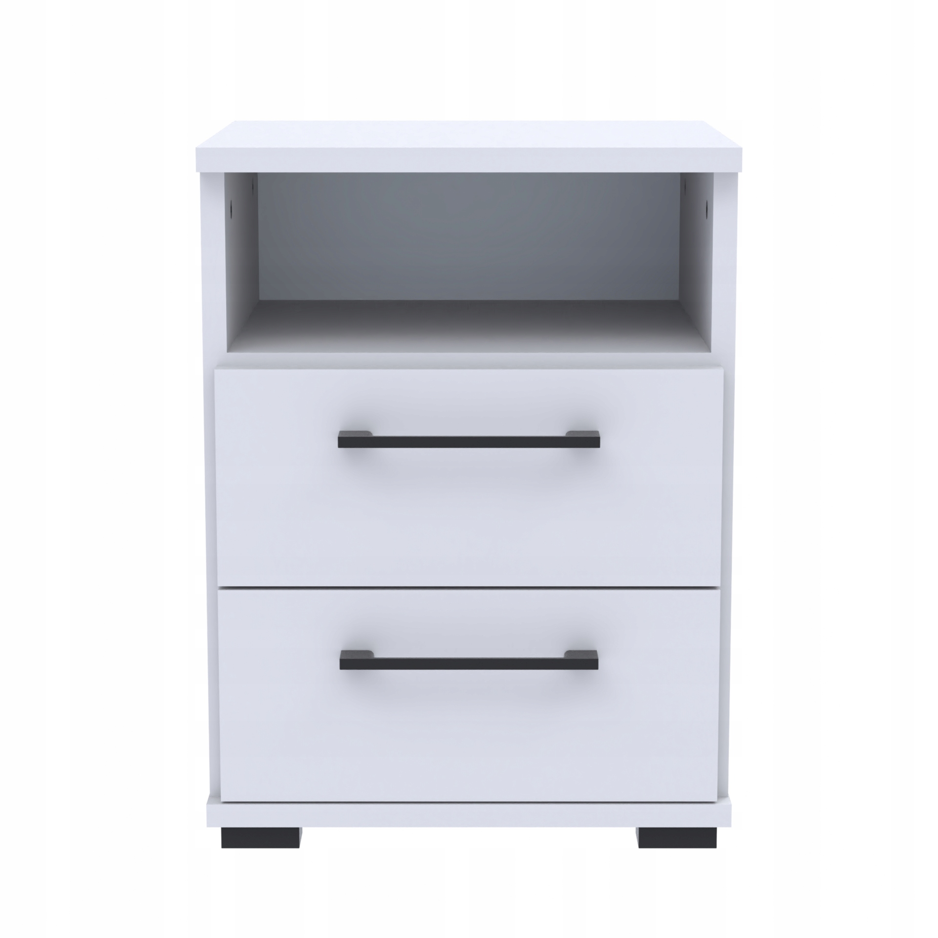 Szafka nocna 40x36 nox1 biała 2 szuflady schowek Marka inna