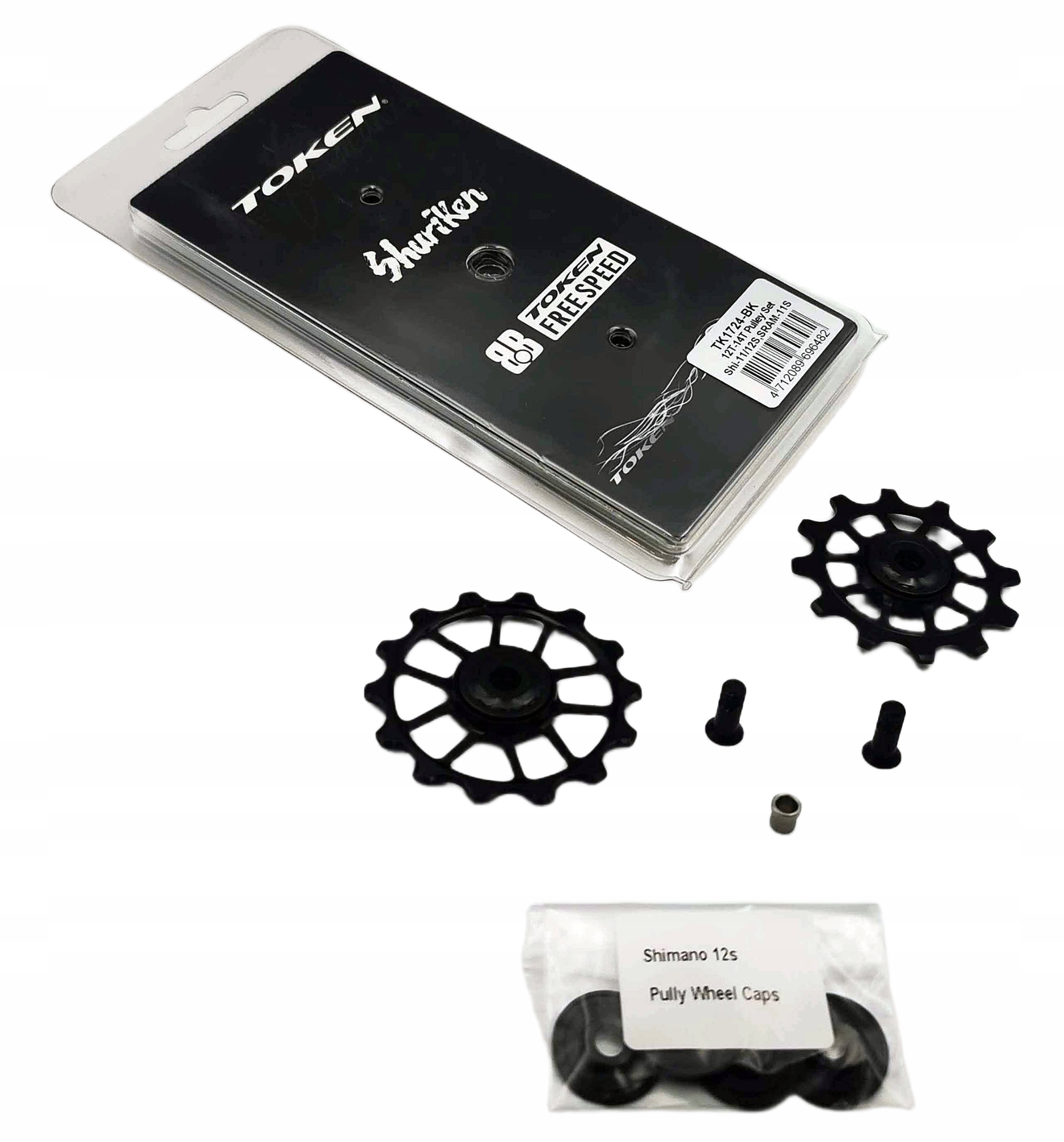 Token TK1724 Kółeczka Przerzutki do Napędów 11 i 12 Rzędowych Road