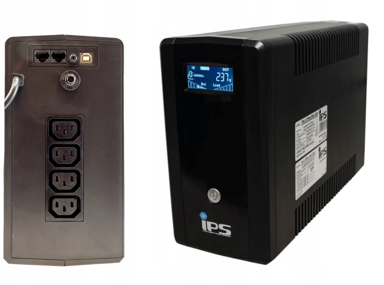 Záložní zdroj Ups Ips TM-LI-OFFICEPRO-1200-I4 1200 Va 720 W