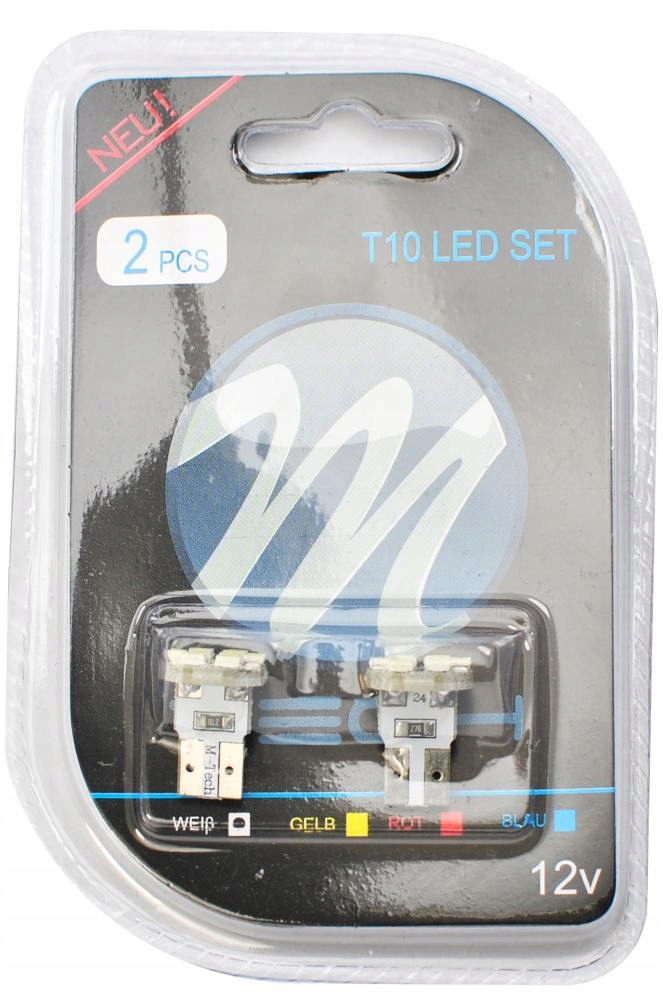 

Zarówka Led M-tech 12V W5W 0.6W W2.1X9.5D 2SZT