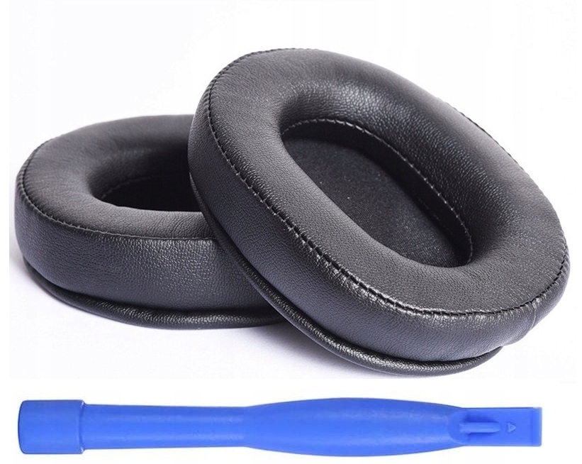 Nauszniki Gąbki Do Audio-technica Ath M50x M40x MSR7 Skóra Naturalna Deluxe