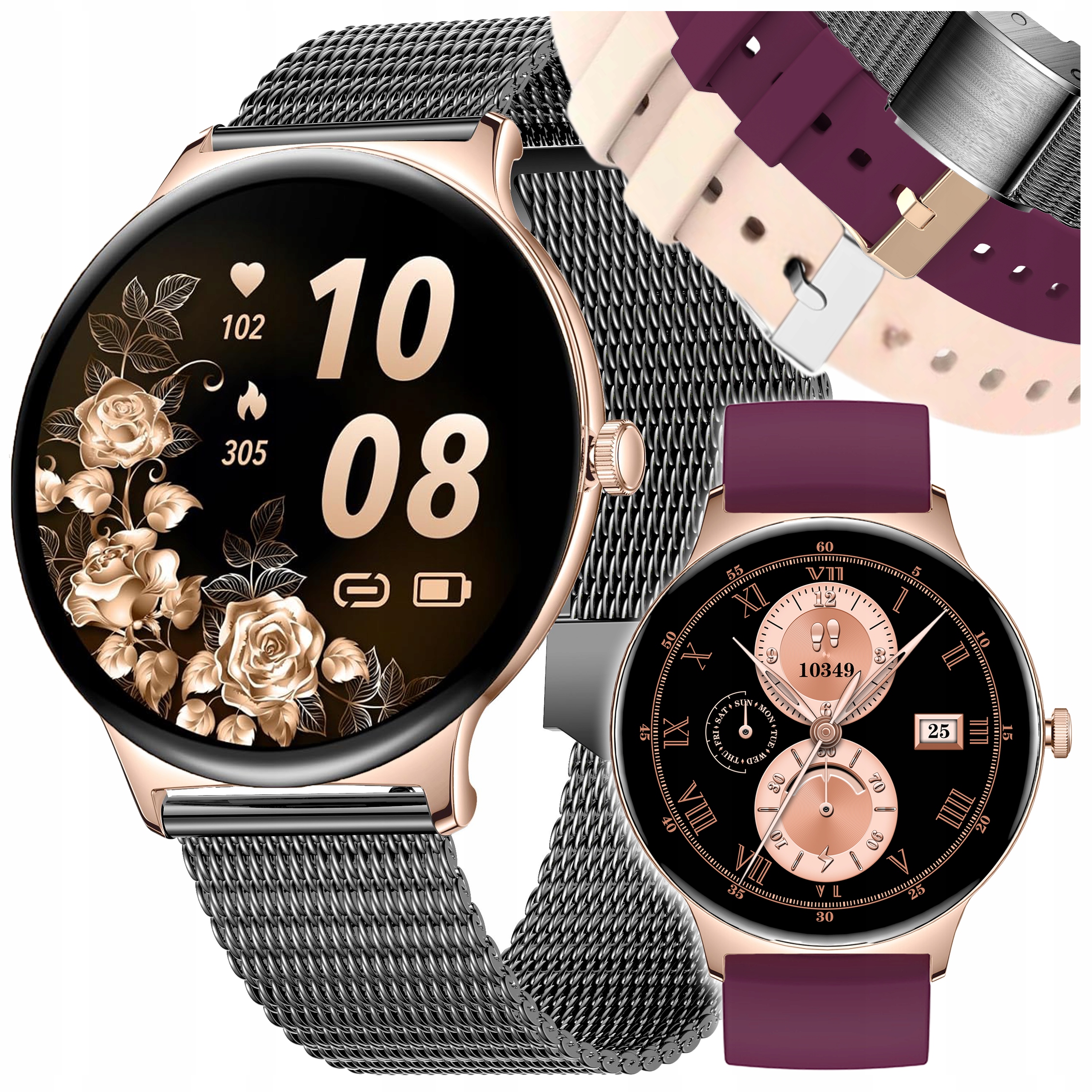 Chytré Hodinky NejtStyle Amoled Hodinky Pro Ženu Elegantní