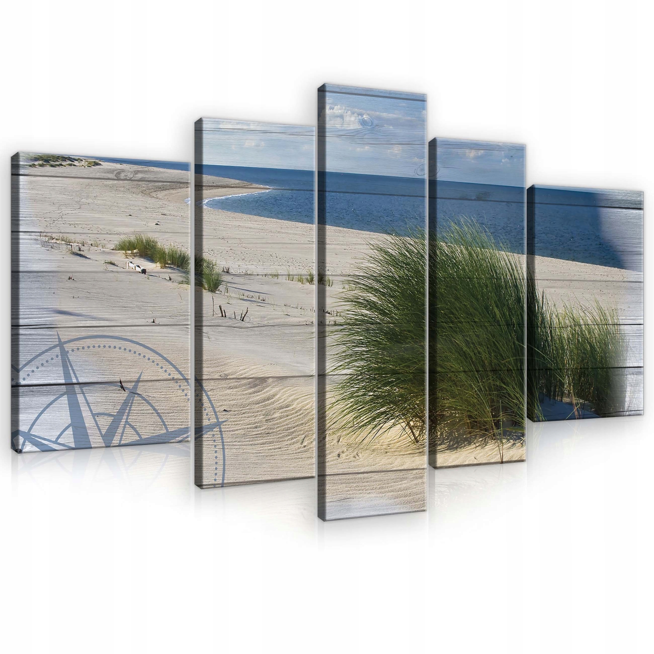 Obraz 170x100 Mořská krajina pláž moře nebe příroda klid relaxace cestování