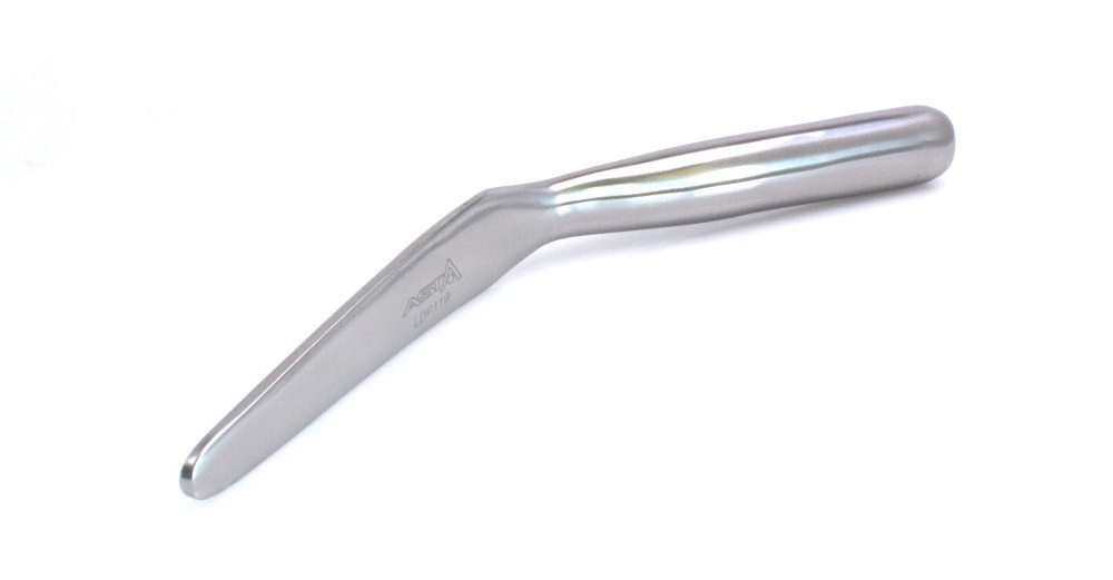 LDP119 ŁYŻKA BLACHARSKA DWUSTRONNA WYGIĘTA ASTA