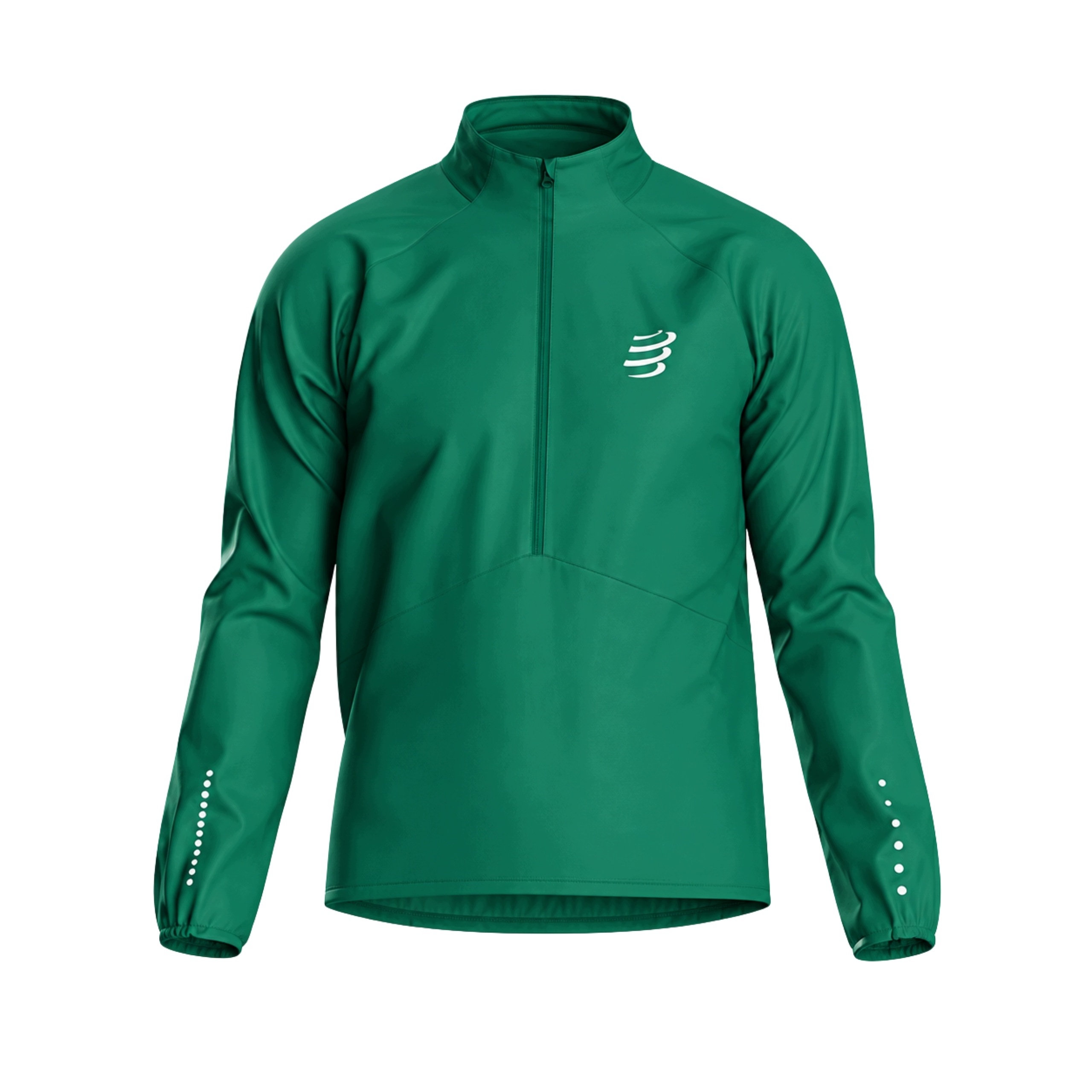 Kurtka do Biegania Męska Compressport Sportowa Windproof Zielona M