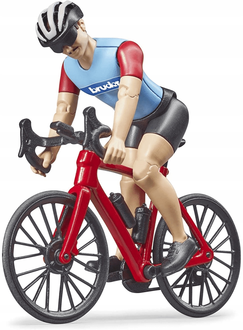 

Bruder 63110 Figurka kolarza z rowerem