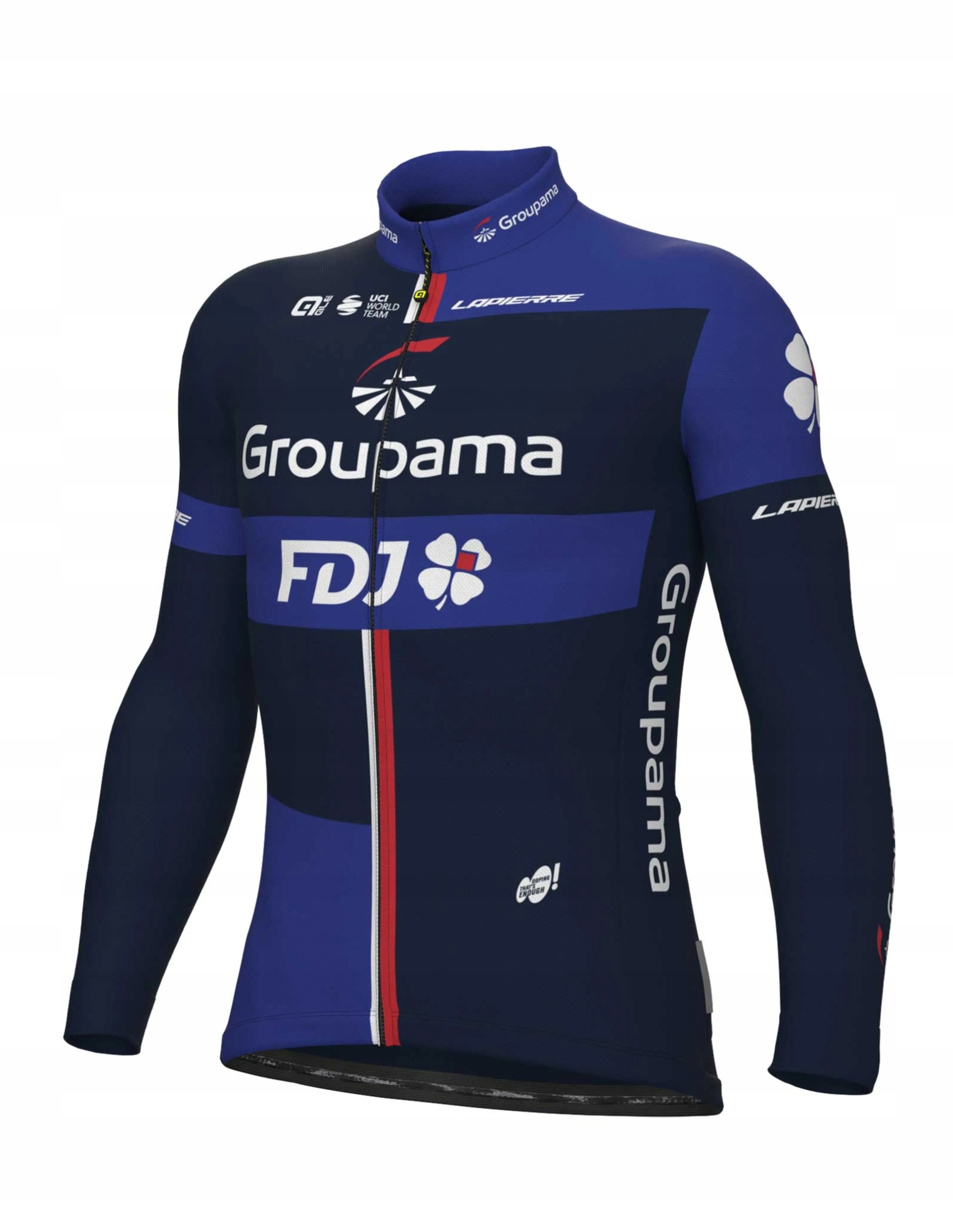 Mikina pánská Alé Cycling Prime Groupama Fdj L Granátová
