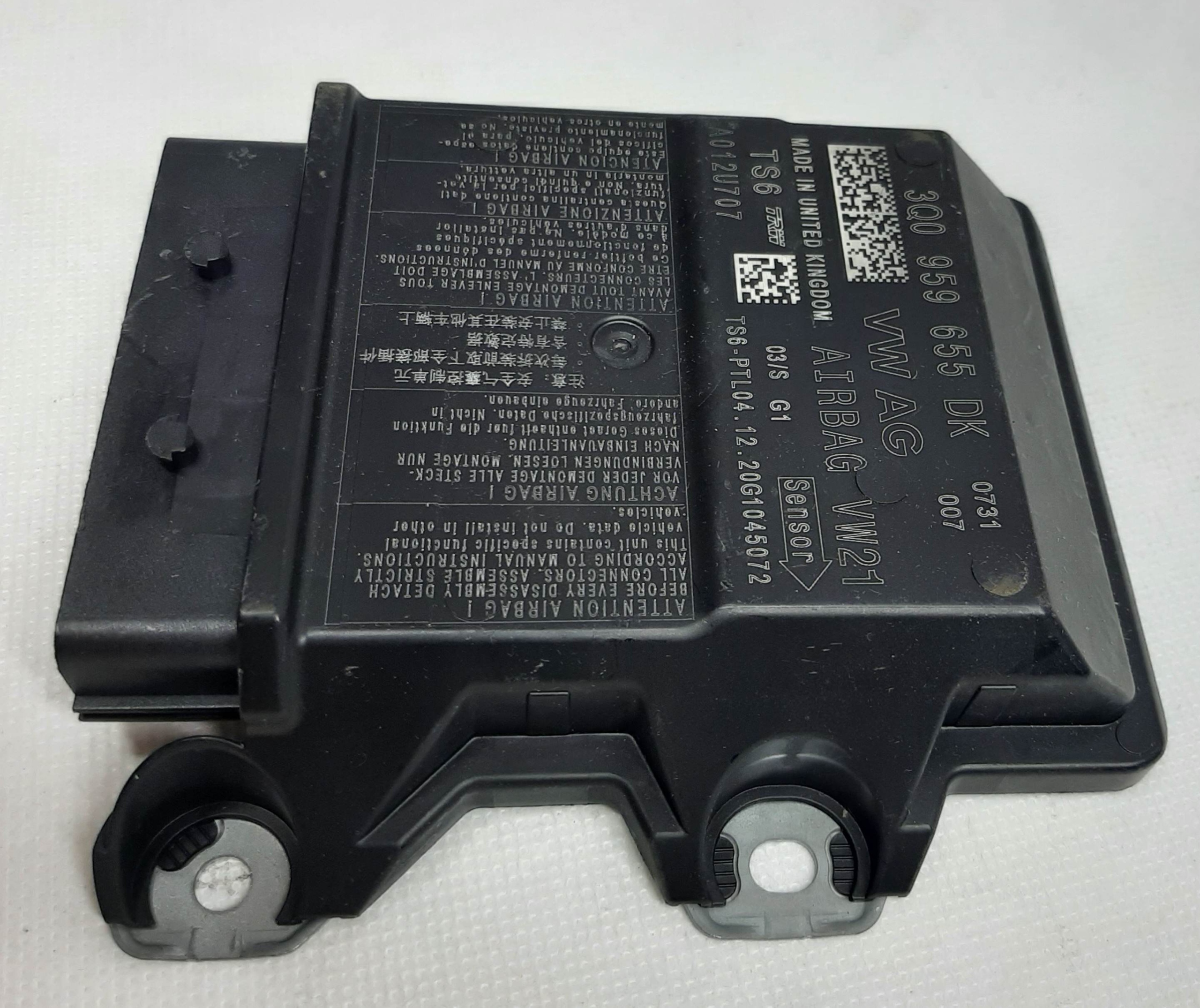 Skoda Karoq Moduł Airbag Sensor NOWY 3Q0959655DK Producent części Skoda OE