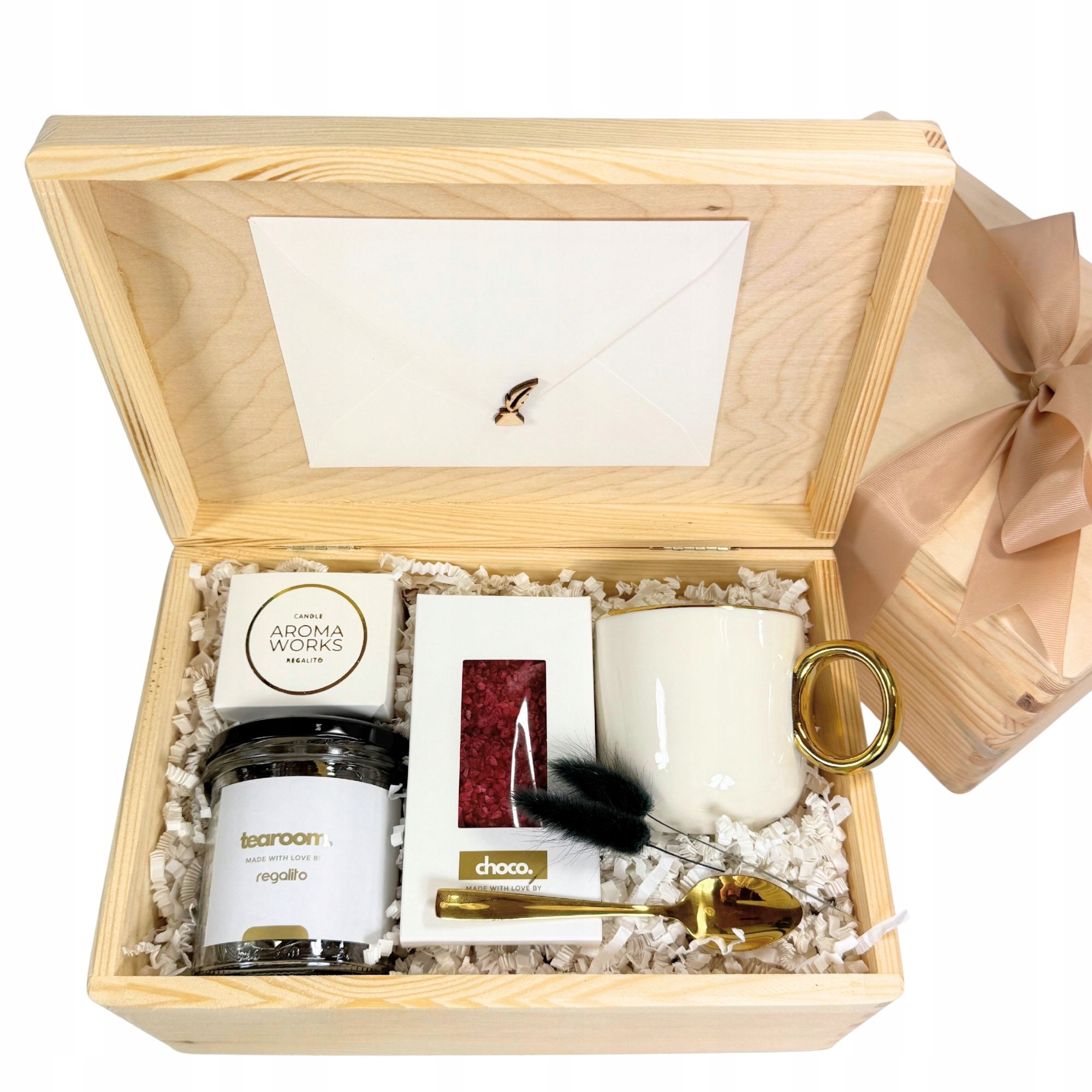 Box nr 44a Zestaw Kosz Prezentowy Upominek Personalizowany Pudełko