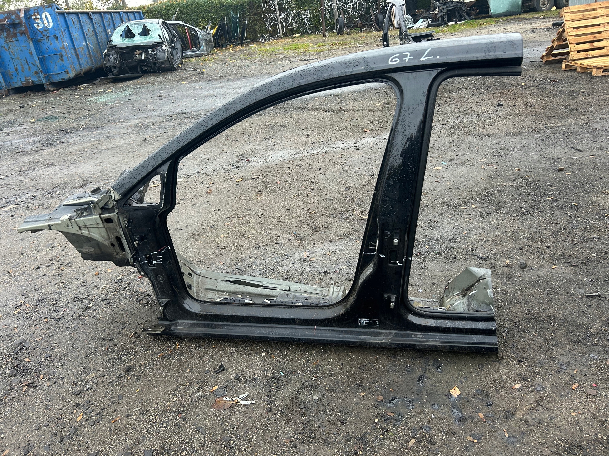 VW GOLF VII HB pillar central threshold pillar roofs left