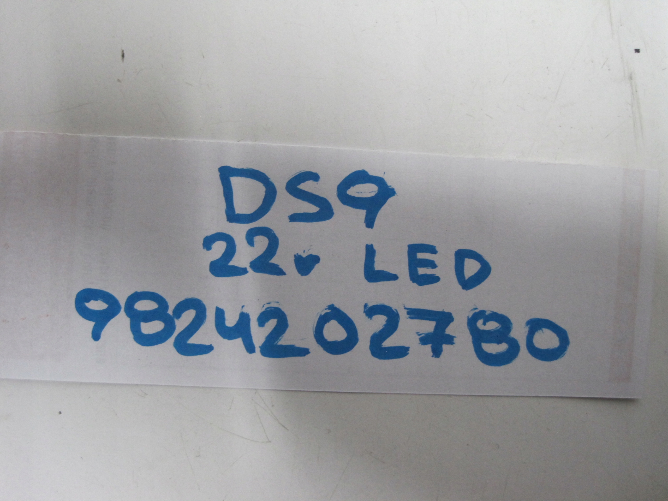 light rear CITROEN DS9 LED 9824203280 9824202780 do bonnet