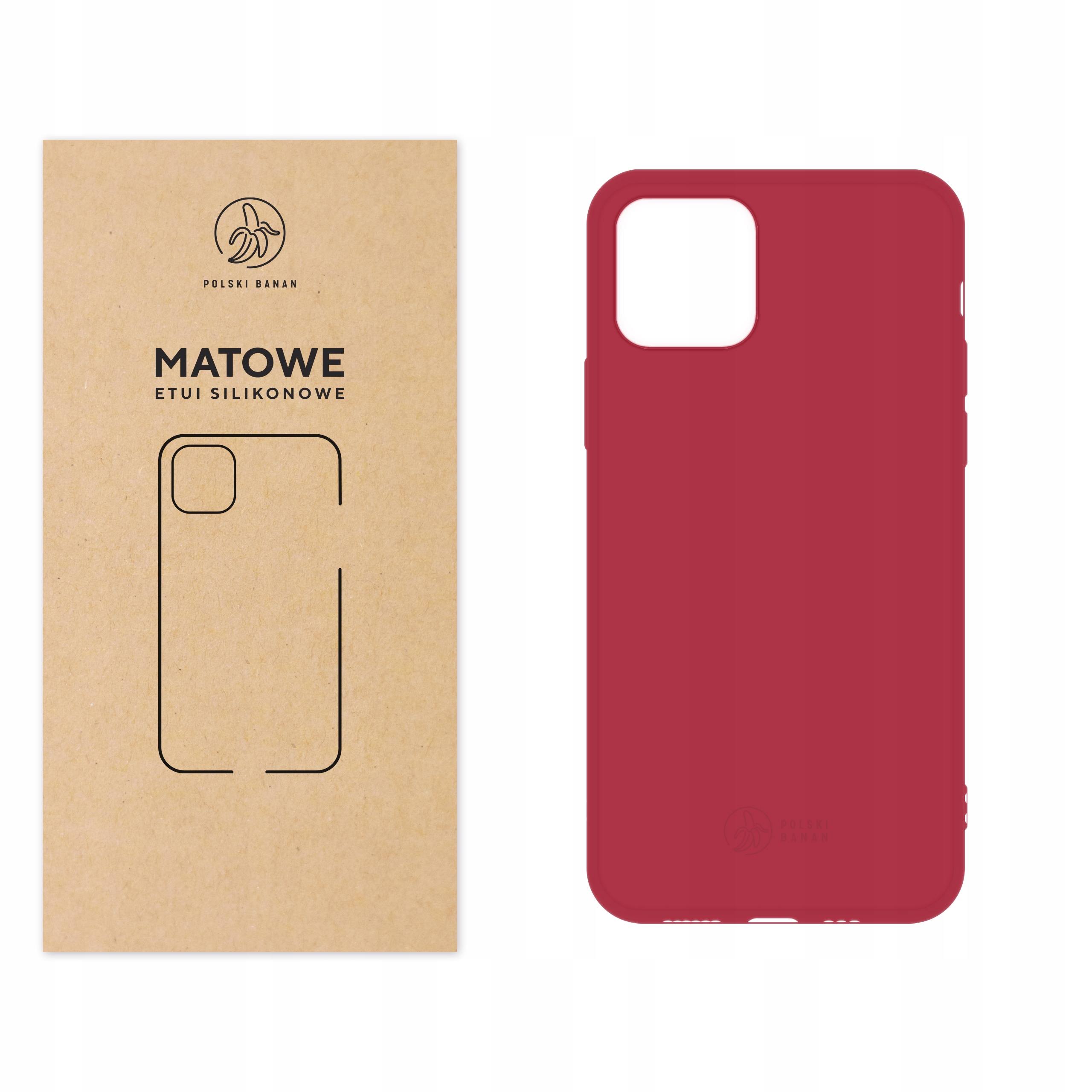 

Etui Matowe do iPhone 11 Pro wiśniowe