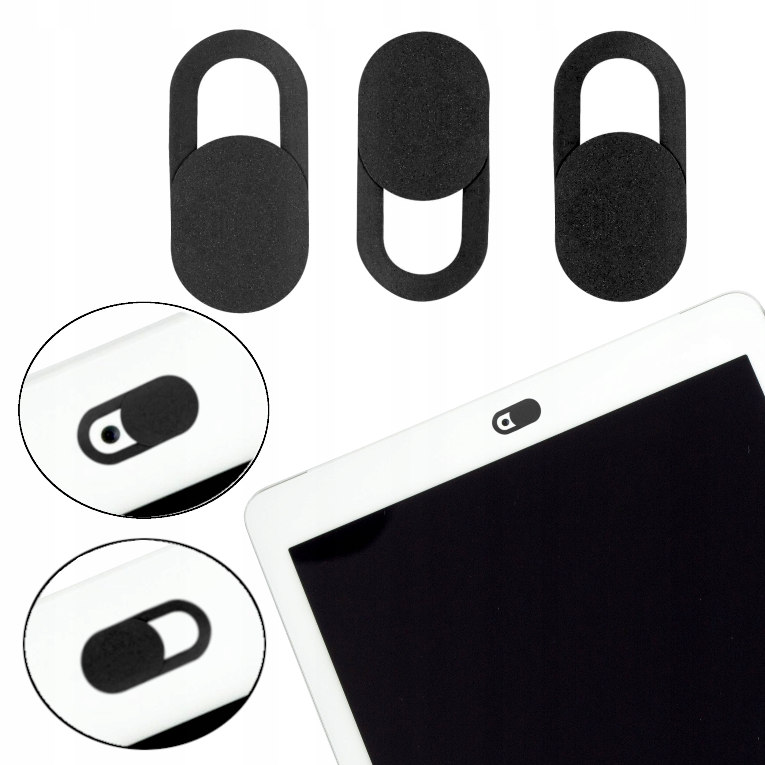 

3x Zaślepka Zasłona Kamery kamerki tablet