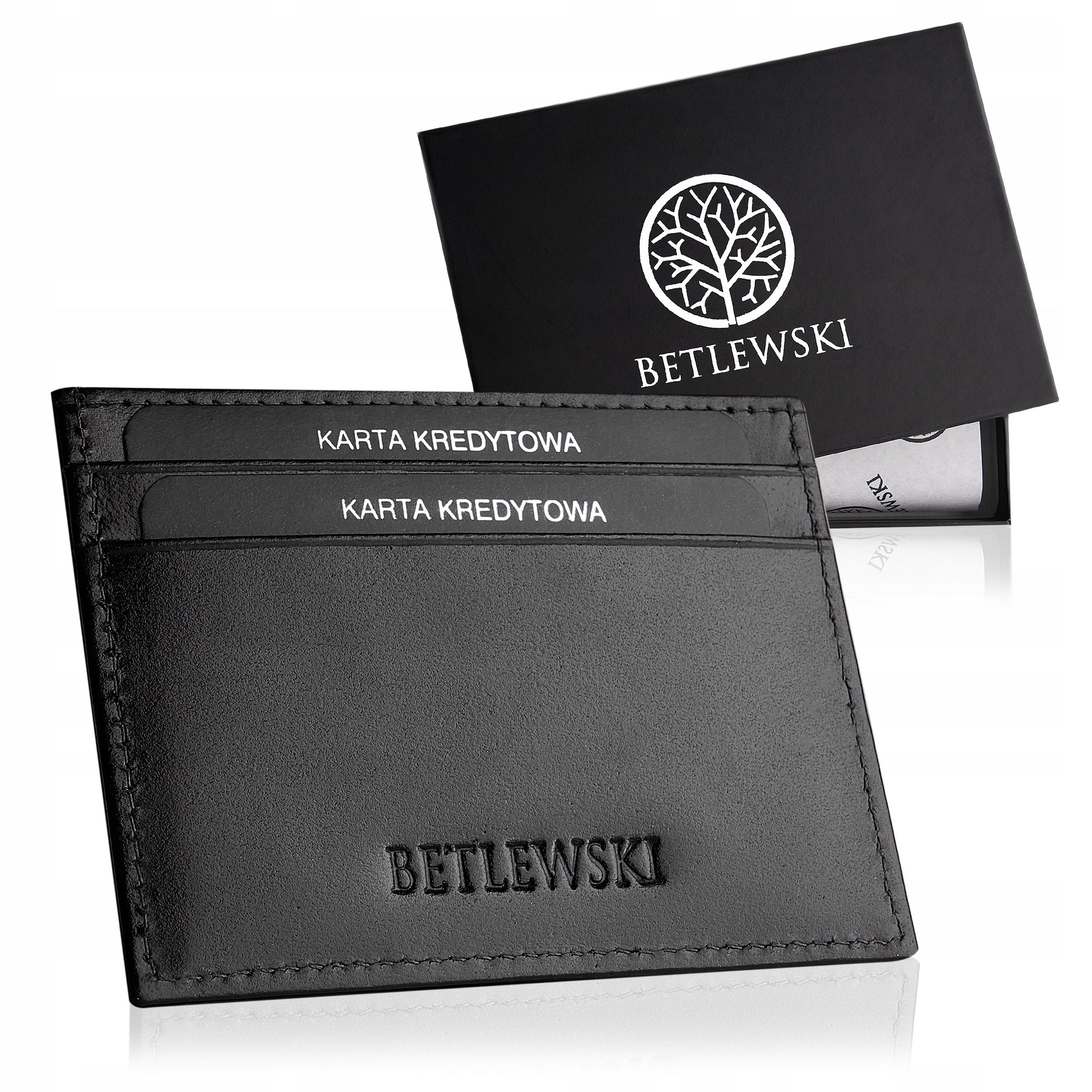 

Betlewski małe etui karty zdjęcia dokumenty slim