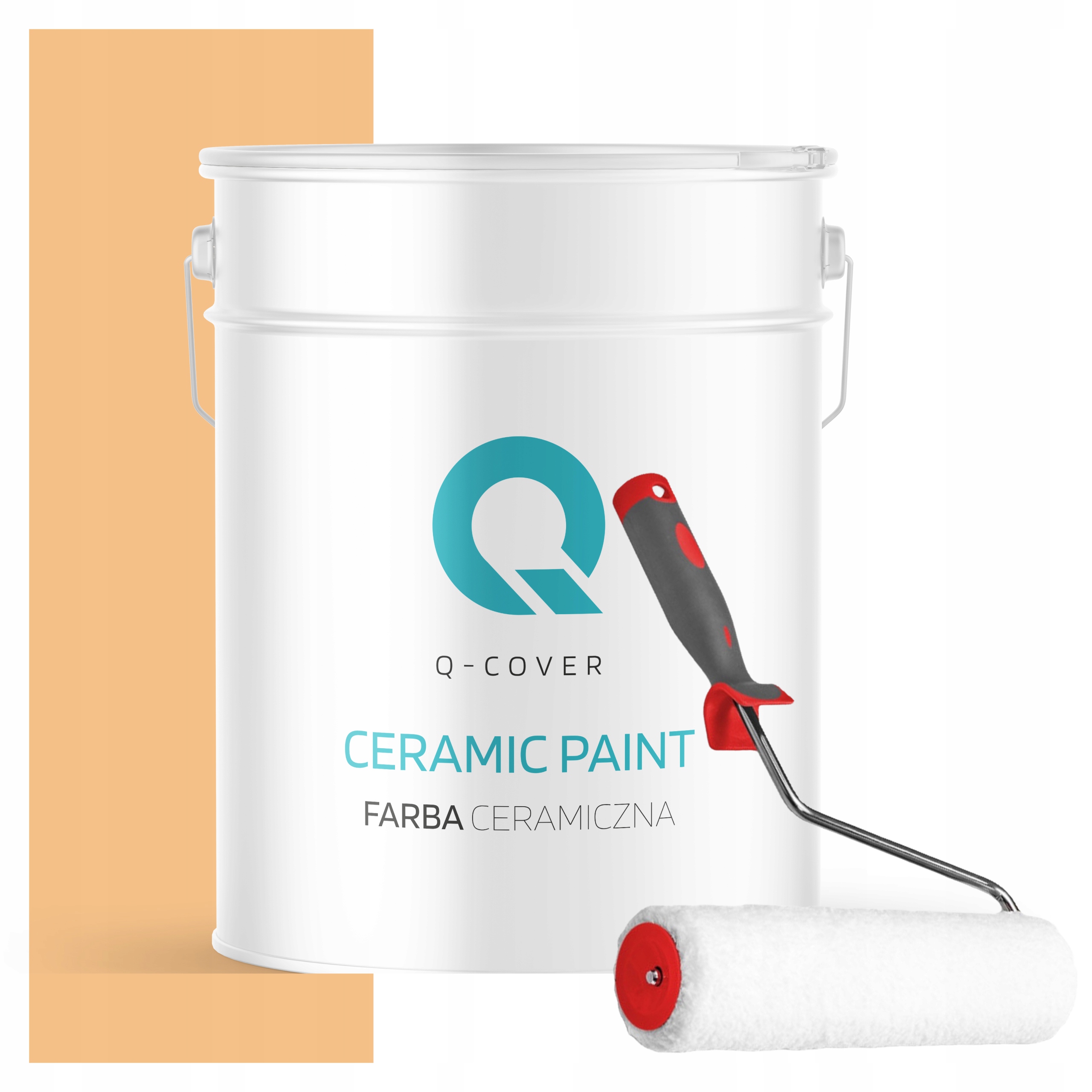 Keramická Farba Na Stenu Oranžová Svetlá H5961 10L Matná Valček