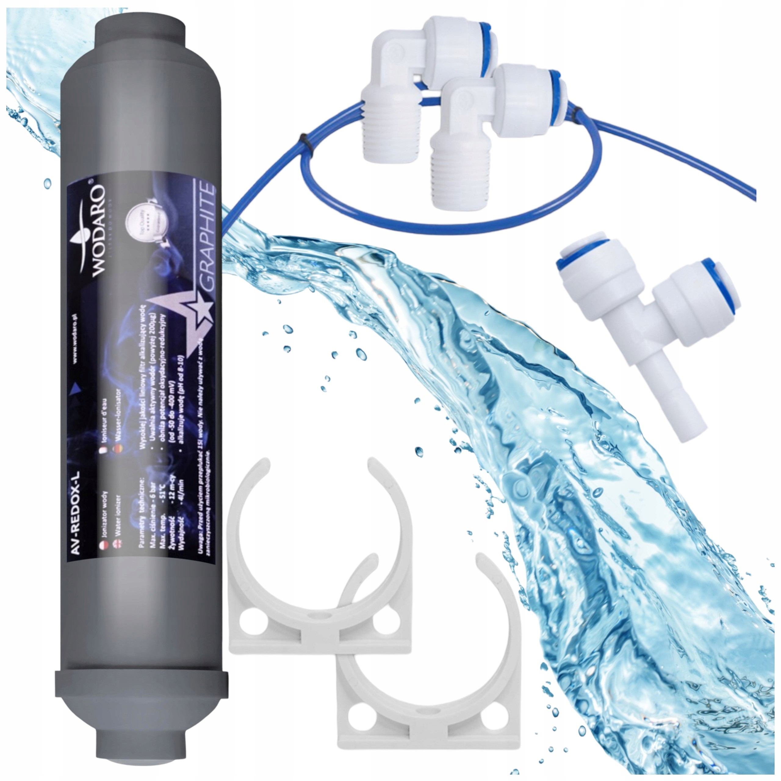 Av-redox-l Jonizator wody Alkalizer Redox Woda Wodorowa Do Każdego Filtra