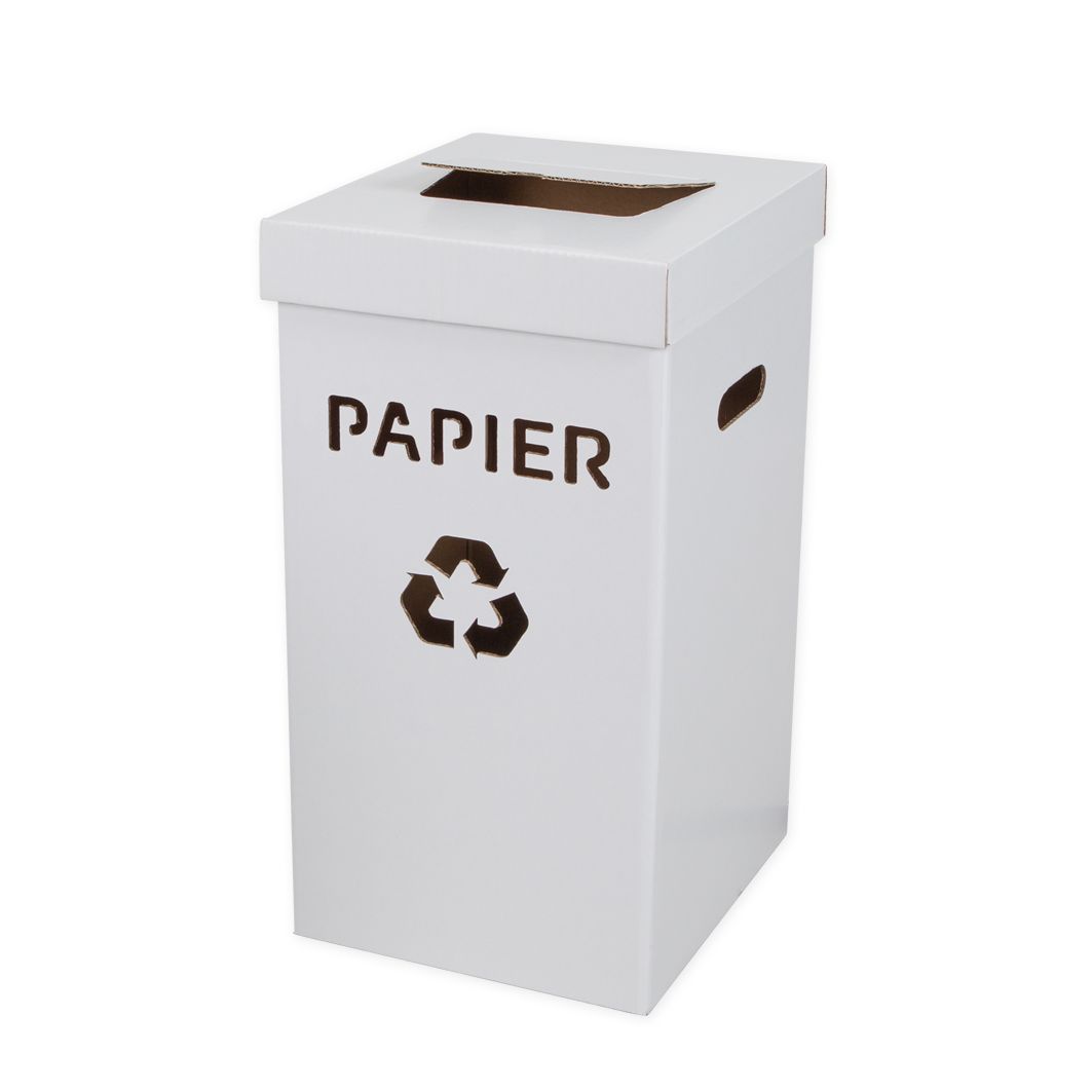 

kosz do segregacji śmieci z kartonu Papier 54L