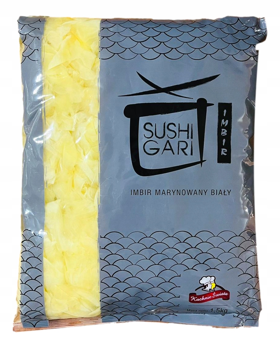 

Imbir Ginger marynowany do Sushi Bialy 1,5kg