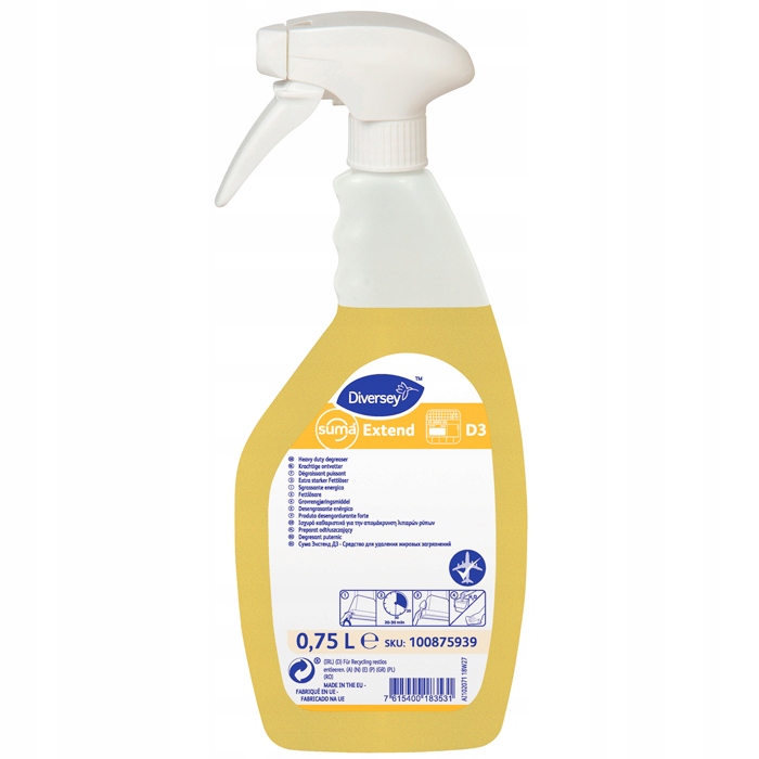 

Diversey Suma D3 Środek do usuwania tłuszczu 750ml