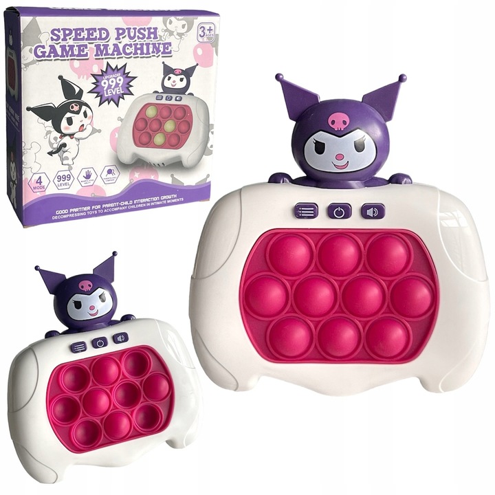 Gra Pop It KUROMI Konsola MANUALNA ANTYSTRESOWA ELEKTRONICZNA Model YuHaoHui