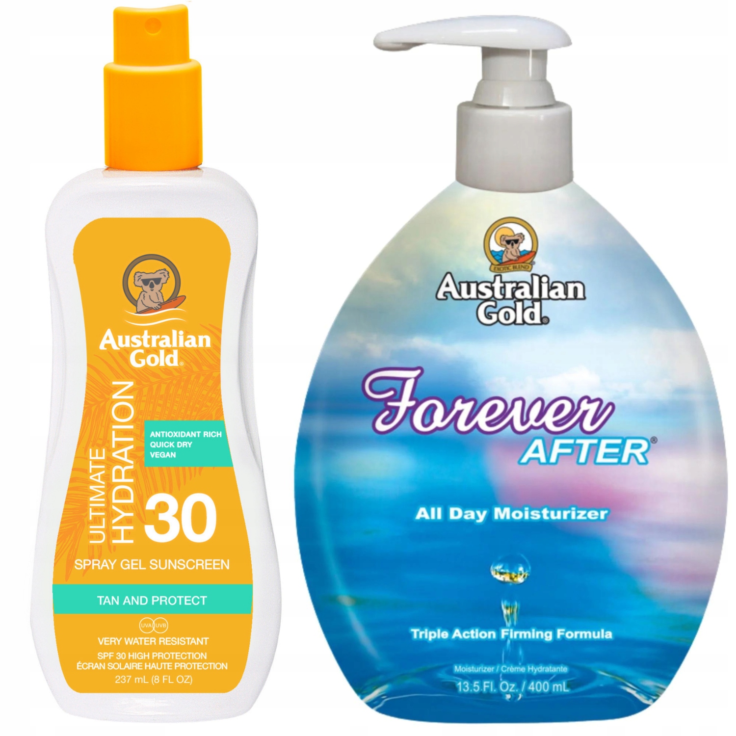 Australian Gold Gel Ve Spreji s filtrem SPF30 Forever After 400 ml