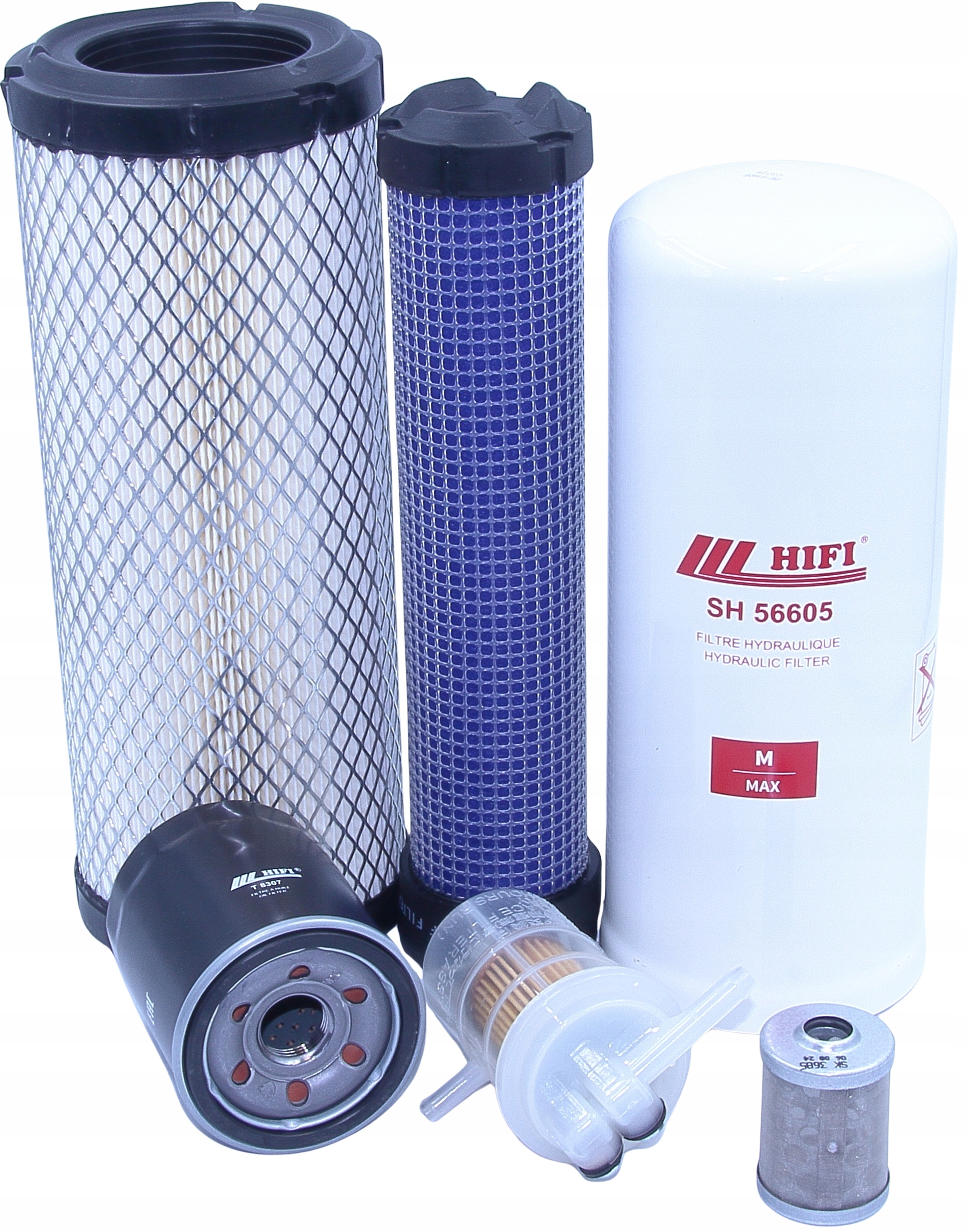 Filtry Volvo EC25, Ec 25, EC25XT, Ec 25 Xt sada minirypadlo