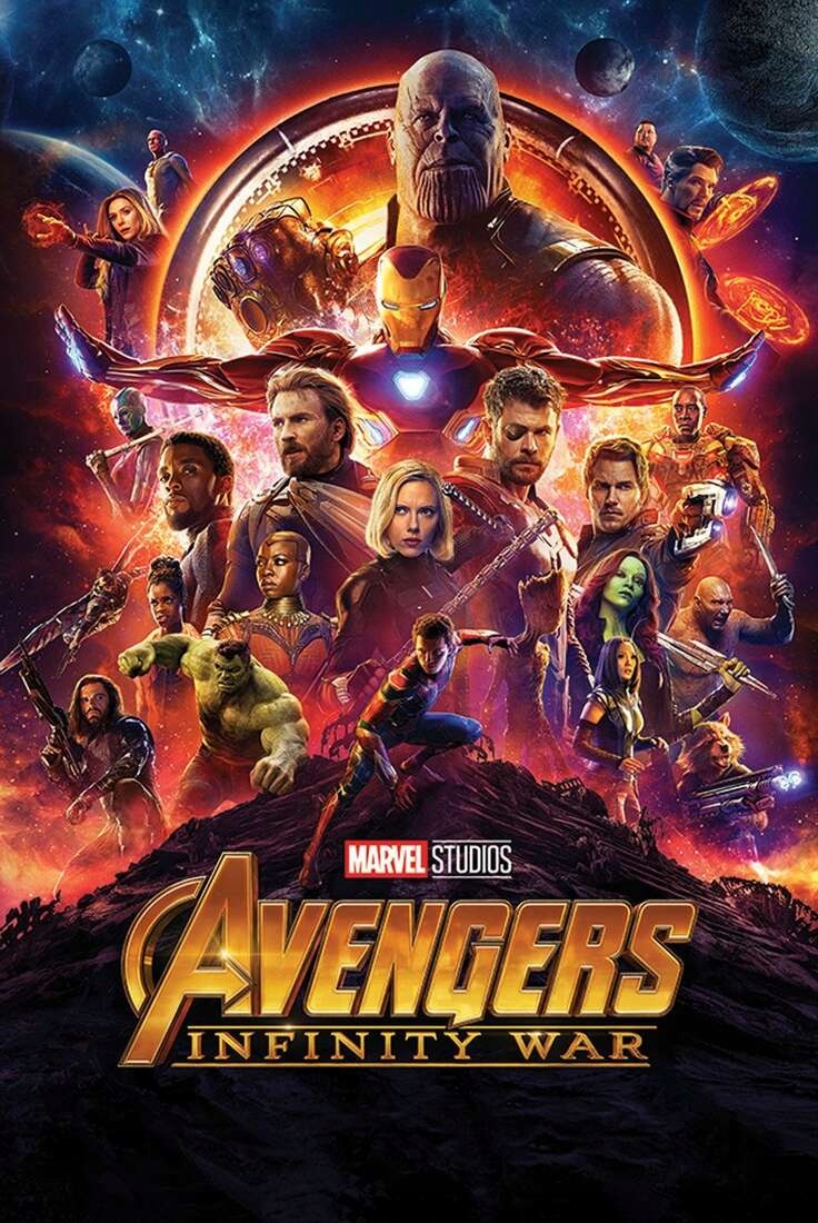 

Avengers Infinity War Bohaterowie plakat 61x91,5cm