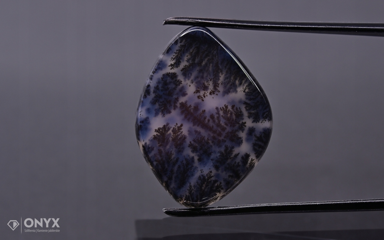 Dendritový achát z Kazachstánu nepravidelná destička