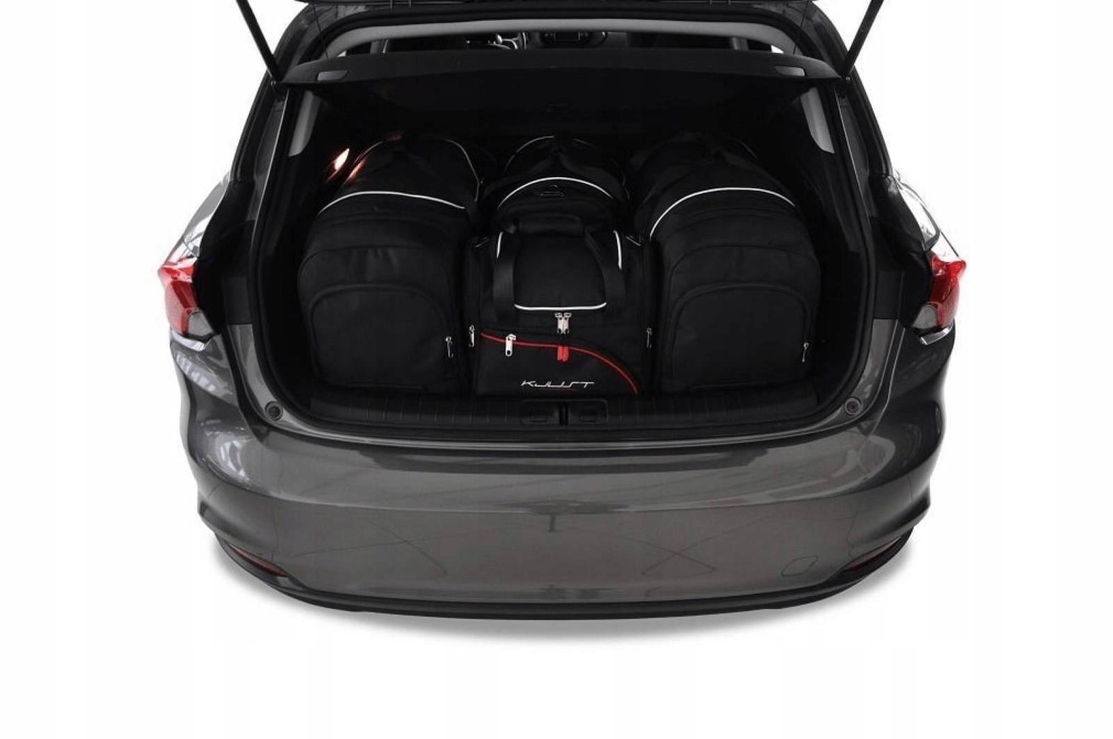 J&j Automotive Sada 4ks cestovných tašiek Aero pre Fiat Tipo Hatchback 201