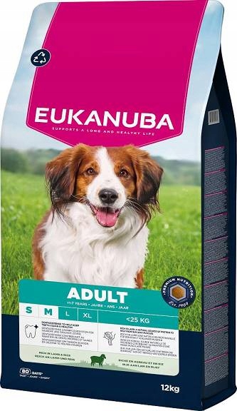 Eukanuba Small & Medium Lamb & Rice 12kg