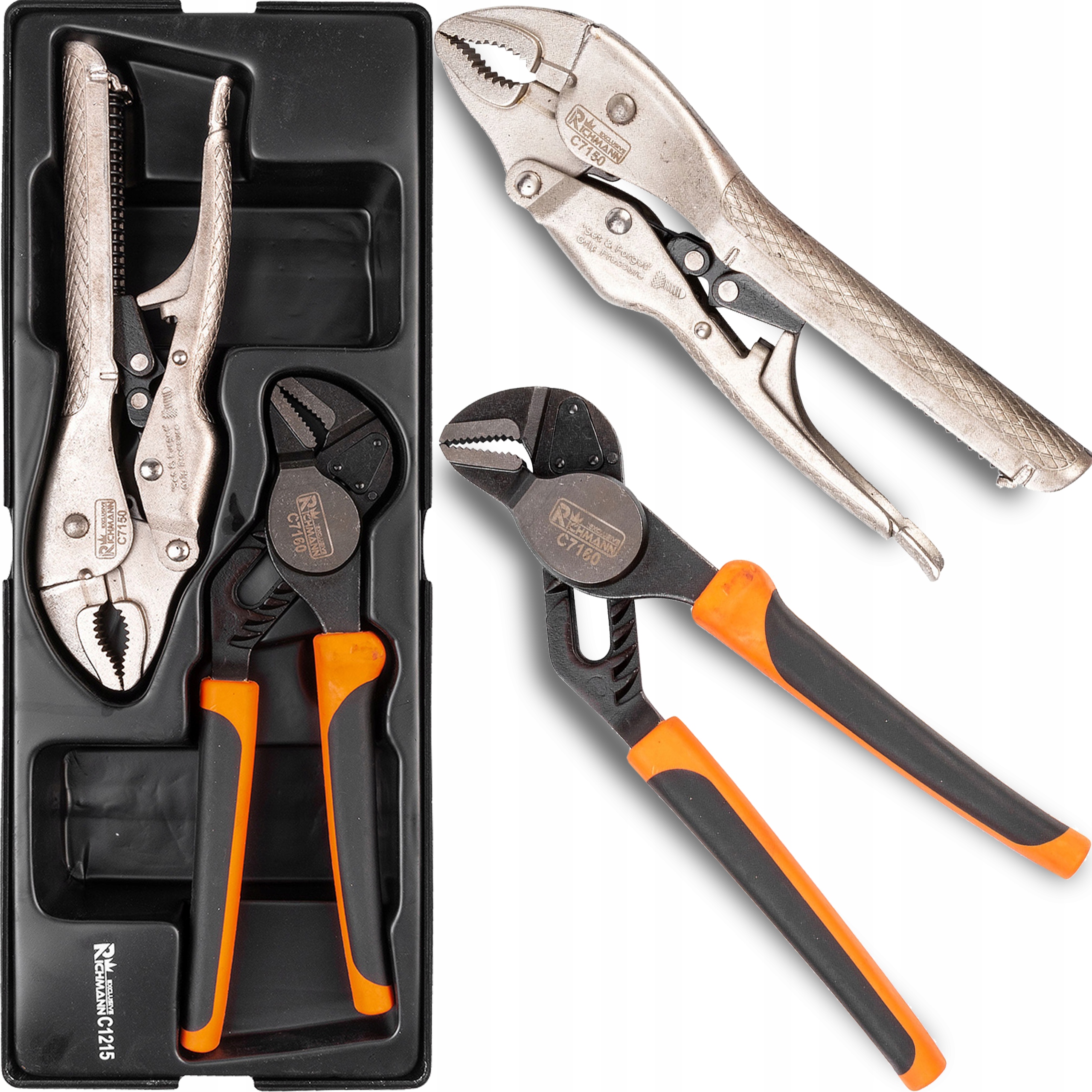 RICHMANN ПЛОСКОГУБЦІ ДЛЯ ТРУБ + МОРЖ 2 ШТ. 250MM