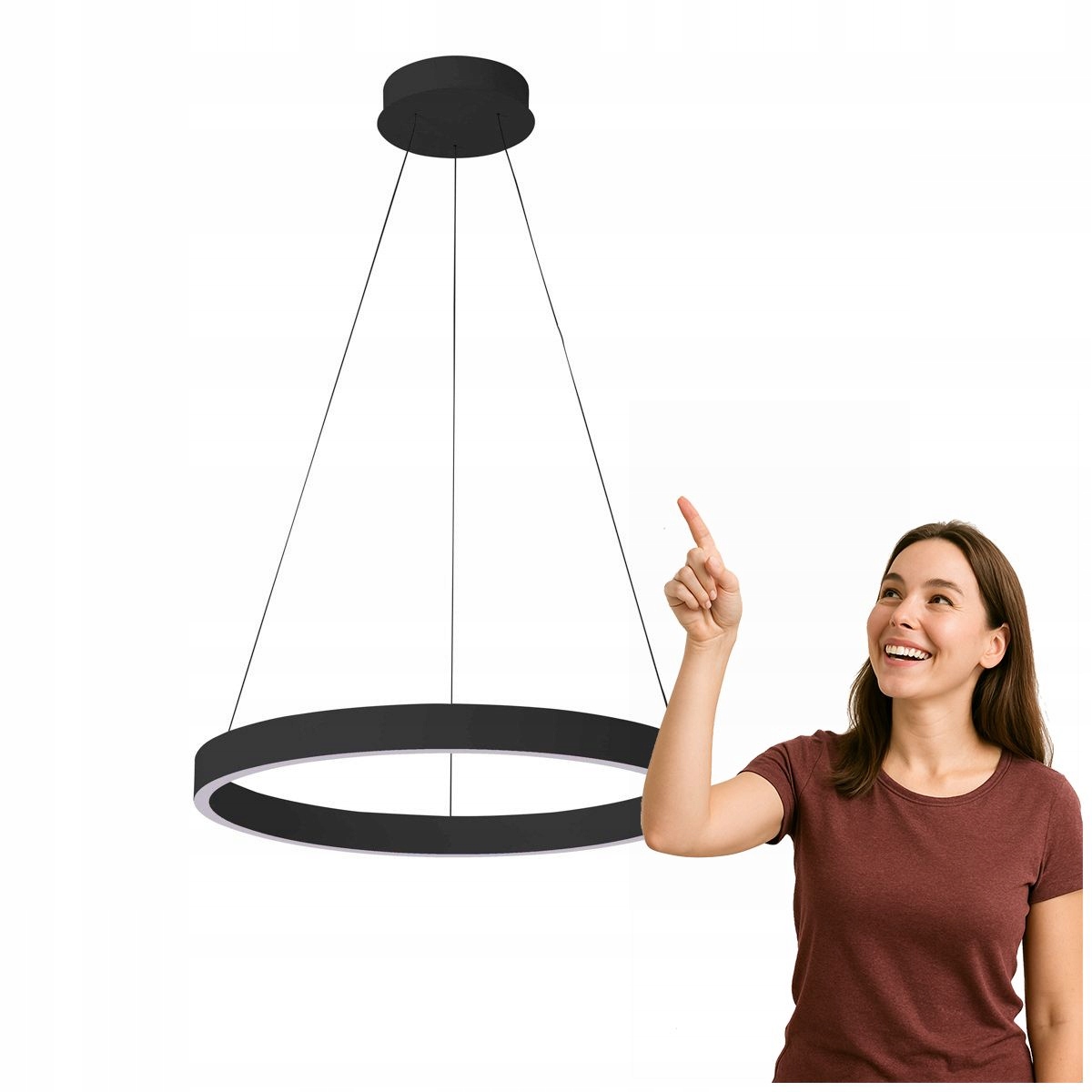 Závěsná Led lampa 40W Brasco Down Italux