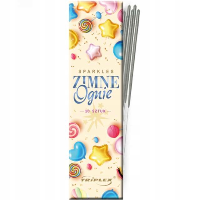 

Zimne Ognie 17 cm Długie na wesele fajerwerki x10