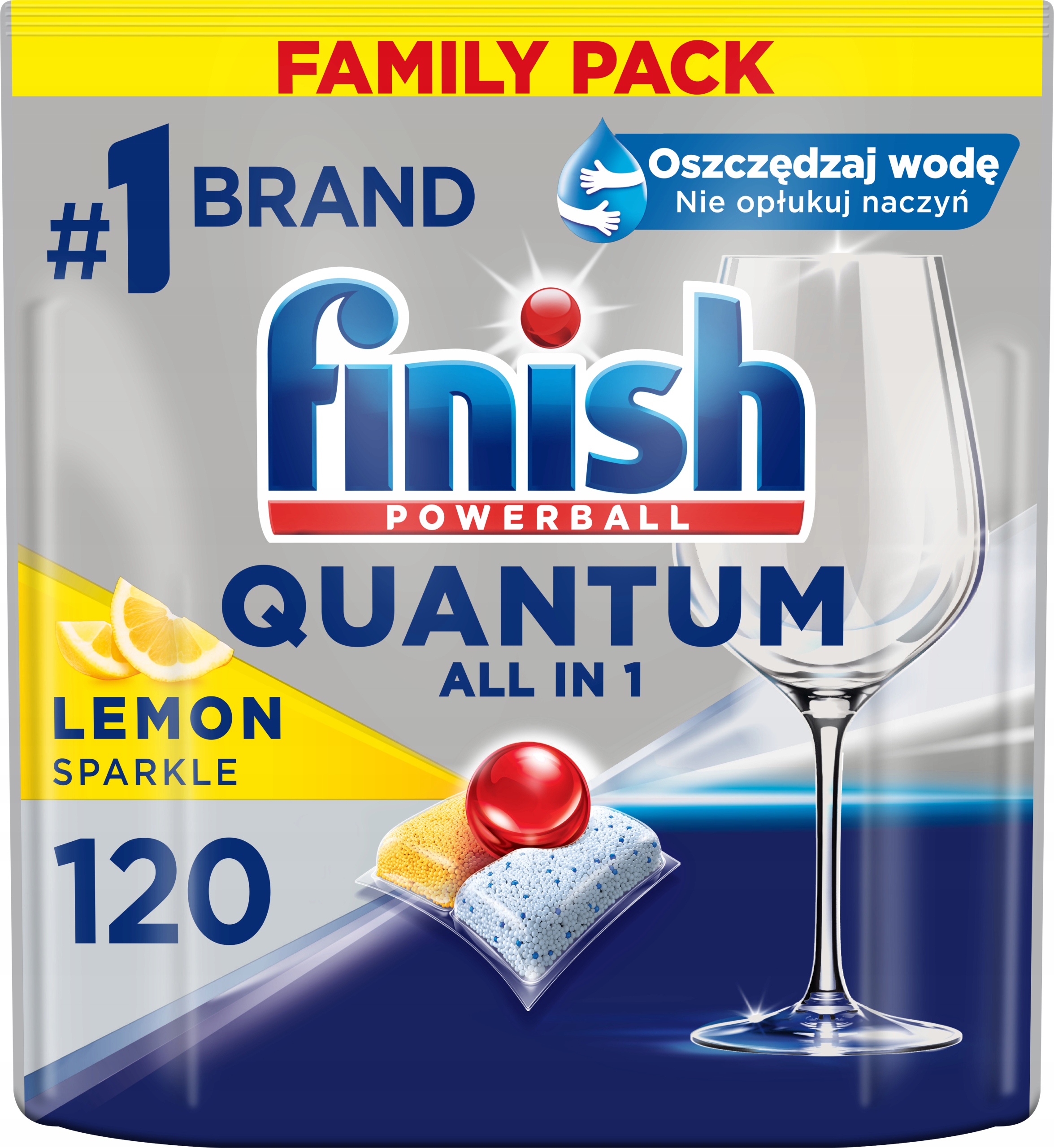 

Finish Quantum kapsułki do zmywarki 120 szt lemon