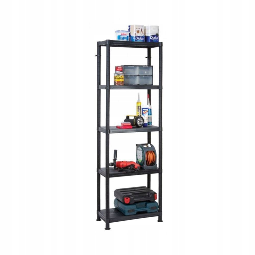 Plastový regál s piatimi policami 90 cm Garland