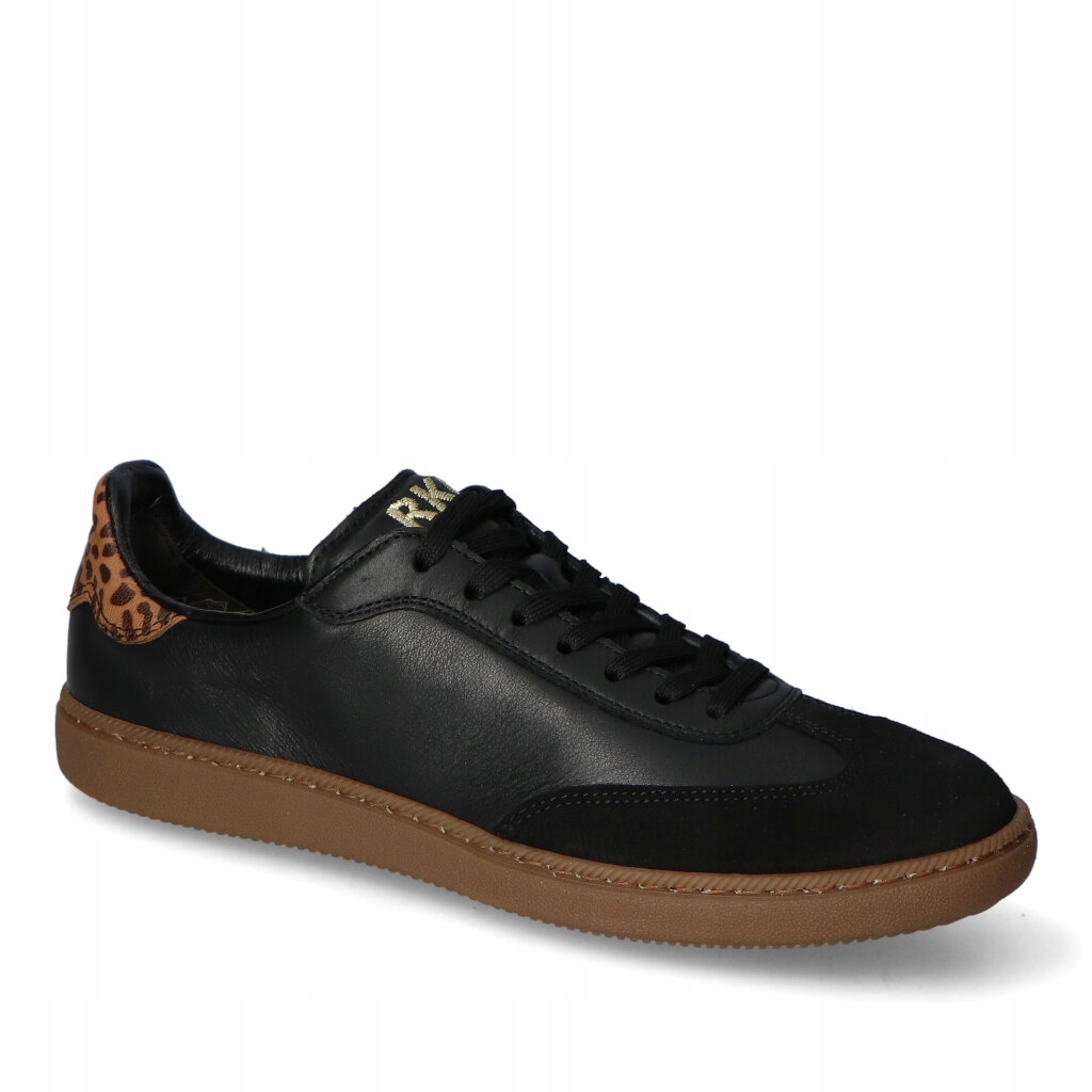 Tenisky Ryłko 0TRW5_JA Černé lico+ semiš Panterka 39