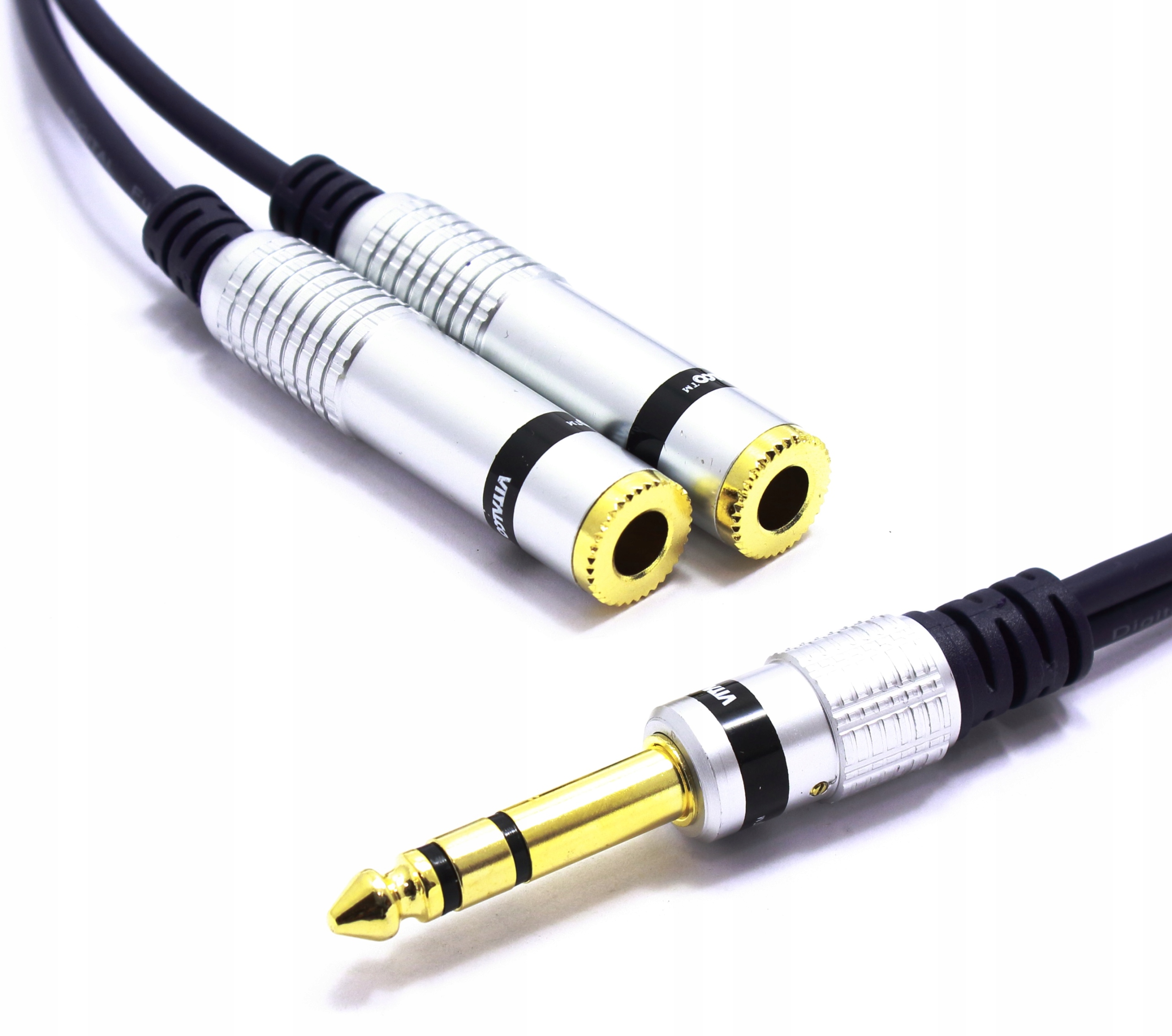 

Kabel Jack 6,3 Stereo 2X Gniazdo 6,3 Vitalco 10m