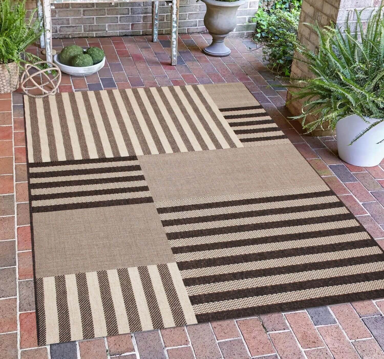 DYWAN SZNURKOWY NA BALKON TARAS TKANY NA PŁASKO DO SALONU MODNY 80X120 Rodzaj płaskotkany