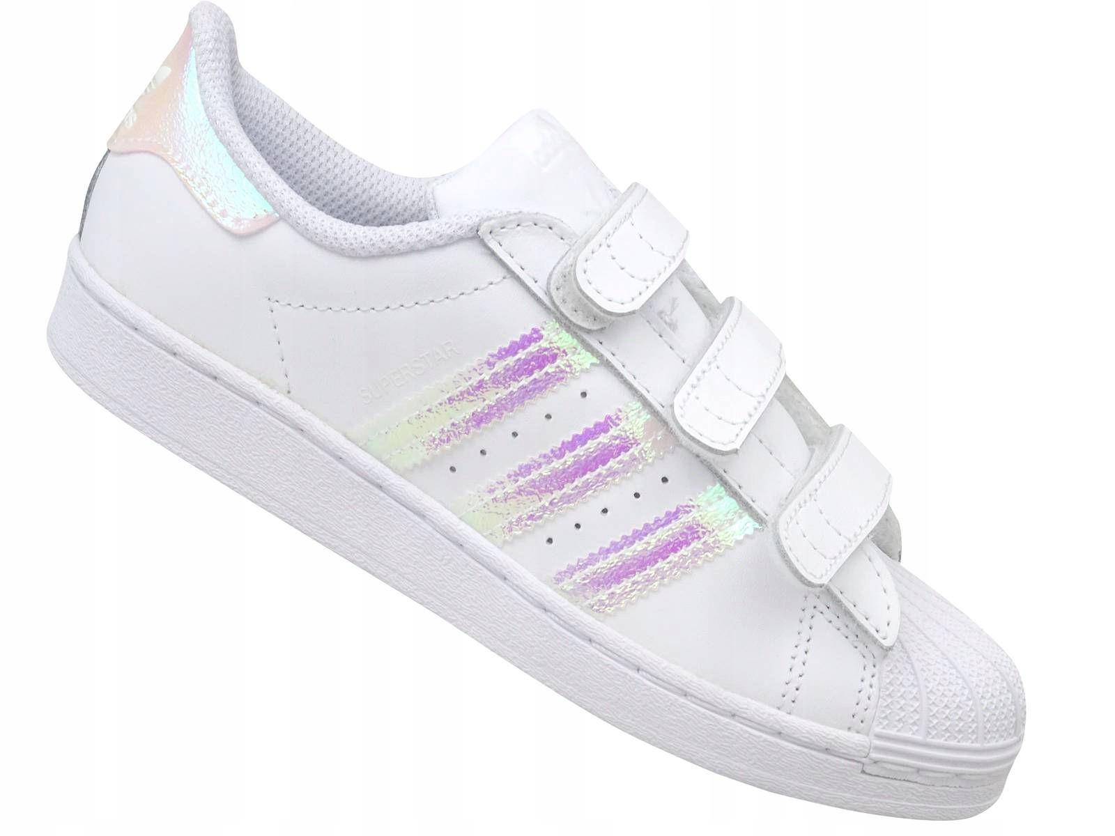 

Adidas Superstar FV3655 Dziecięce Rzepy Hologram