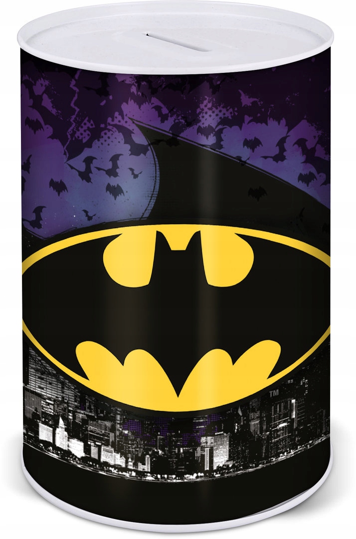 

Batman Skarbonka Metalowa Puszka Symbol Batman
