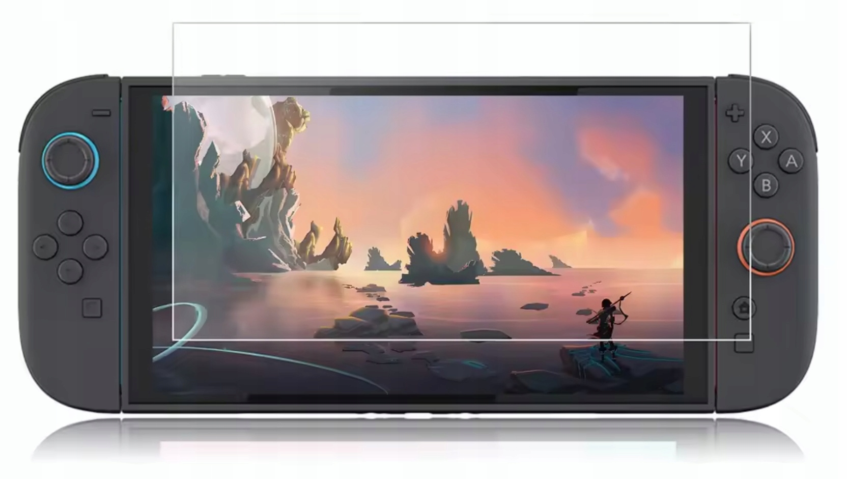 SZKŁO HARTOWANE NA CAŁY EKRAN 9H DO KONSOLI NINTENDO SWITCH 2 2025