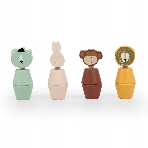

Trixie Zwierzęta drewniane skręcane figurki