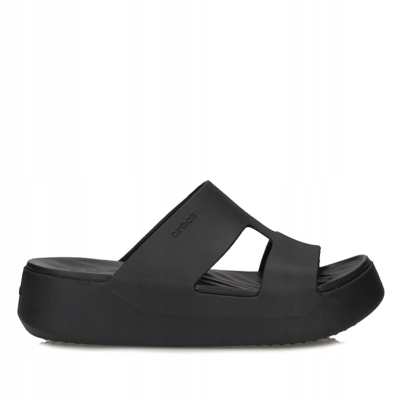 Nazouváky pantofle Crocs Getaway Platform H Strap 209409-001 Black černé