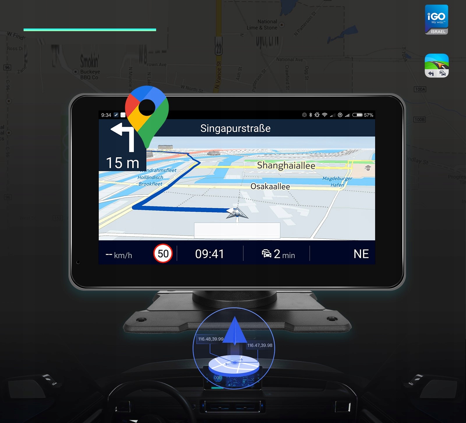 RADIO STACJA MULTIMEDIALNA ANDROID AUTO APPLE CARPLAY ANDROID 13 2/32GB GPS Waga produktu 0.9 kg