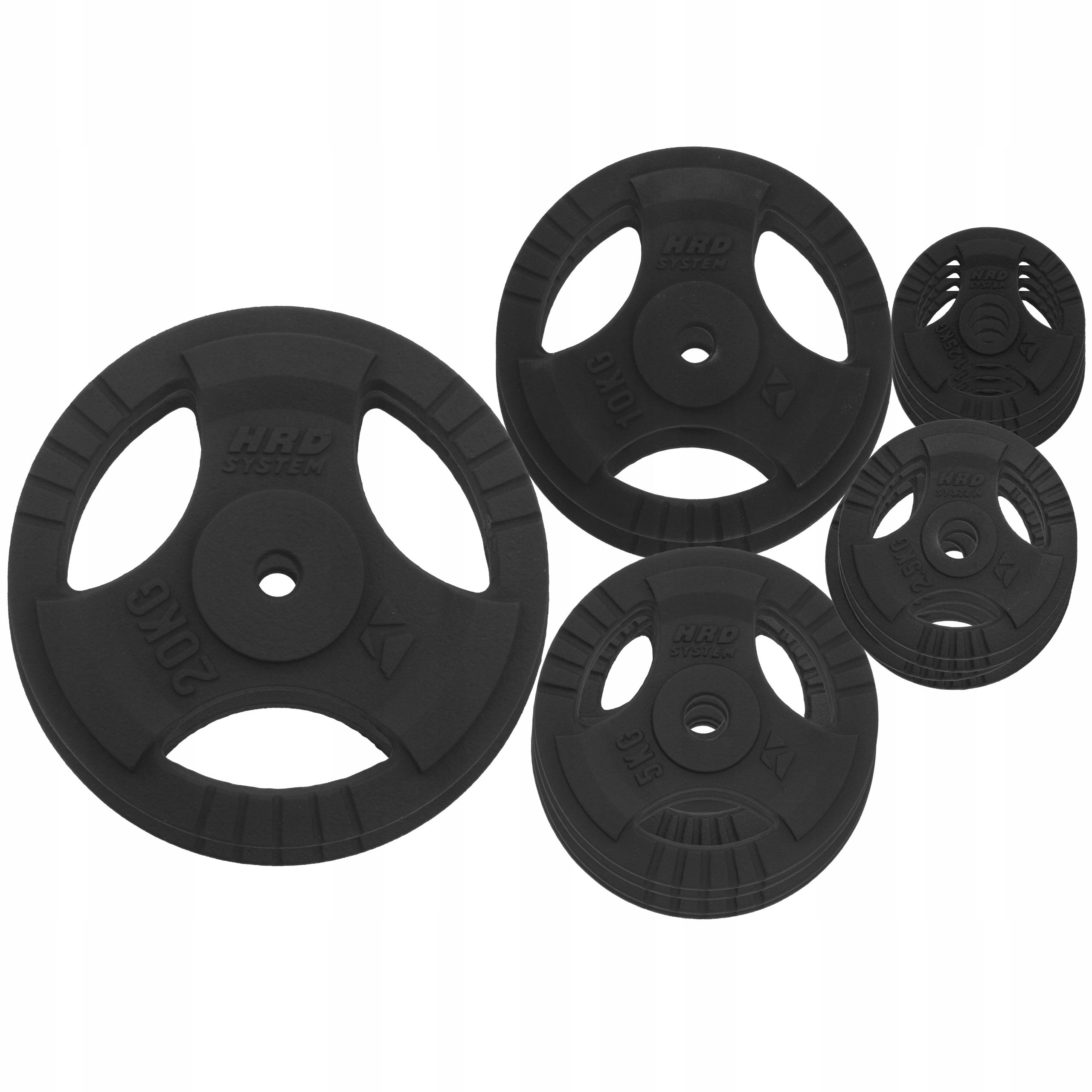 

Zestaw 95 kg obciążenie żeliwne 29mm