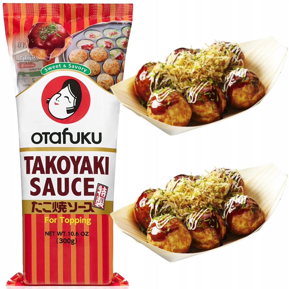 

Japoński Sos Takoyaki Słodko-Pikantny 300g Otafuku