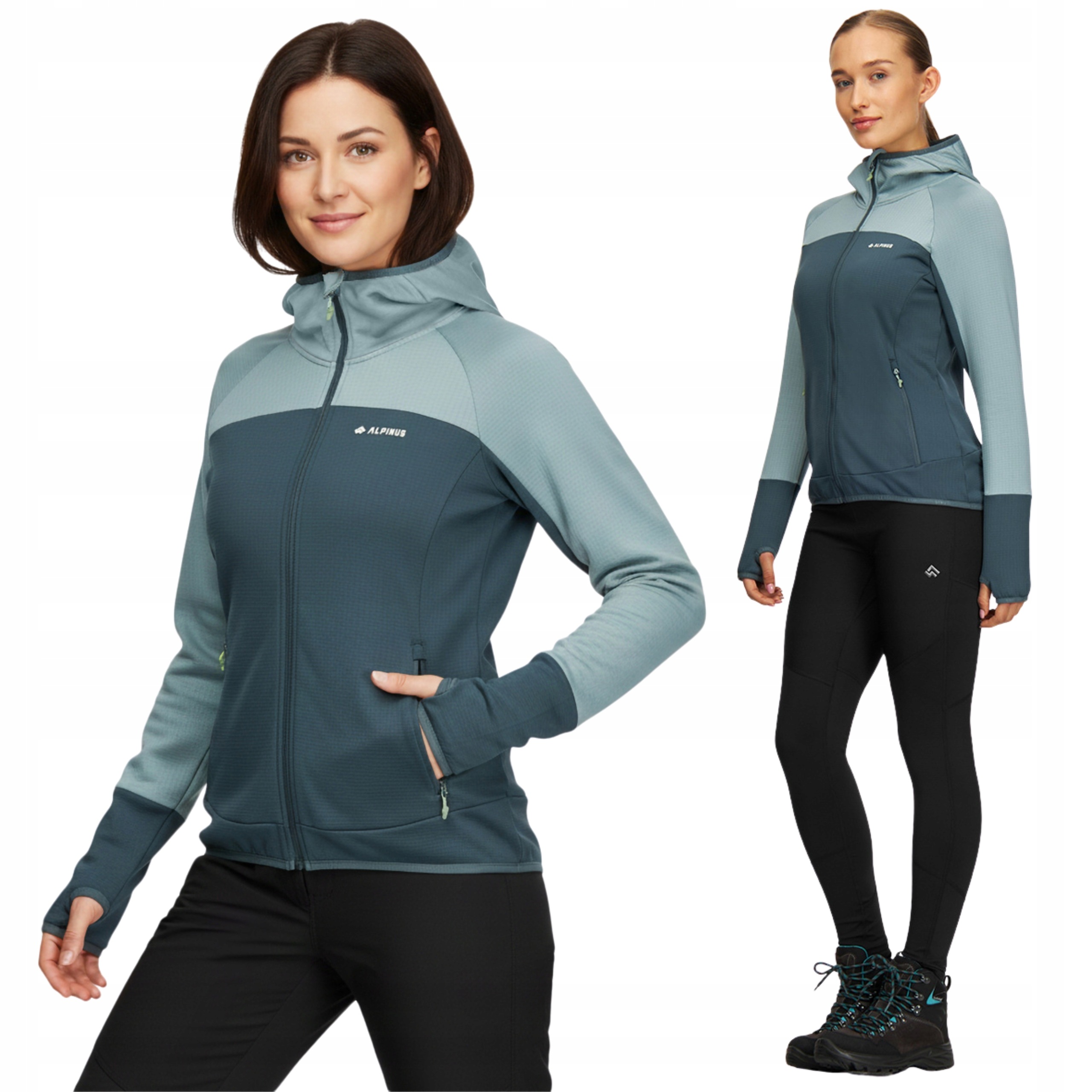 Bluza Damska Alpinus Z Kapturem Polar Uba S
